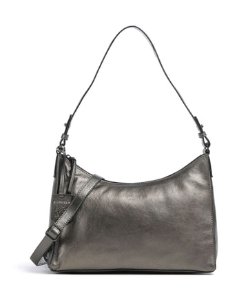 Burkely Creased Crystal Axelremsväska gunmetal
