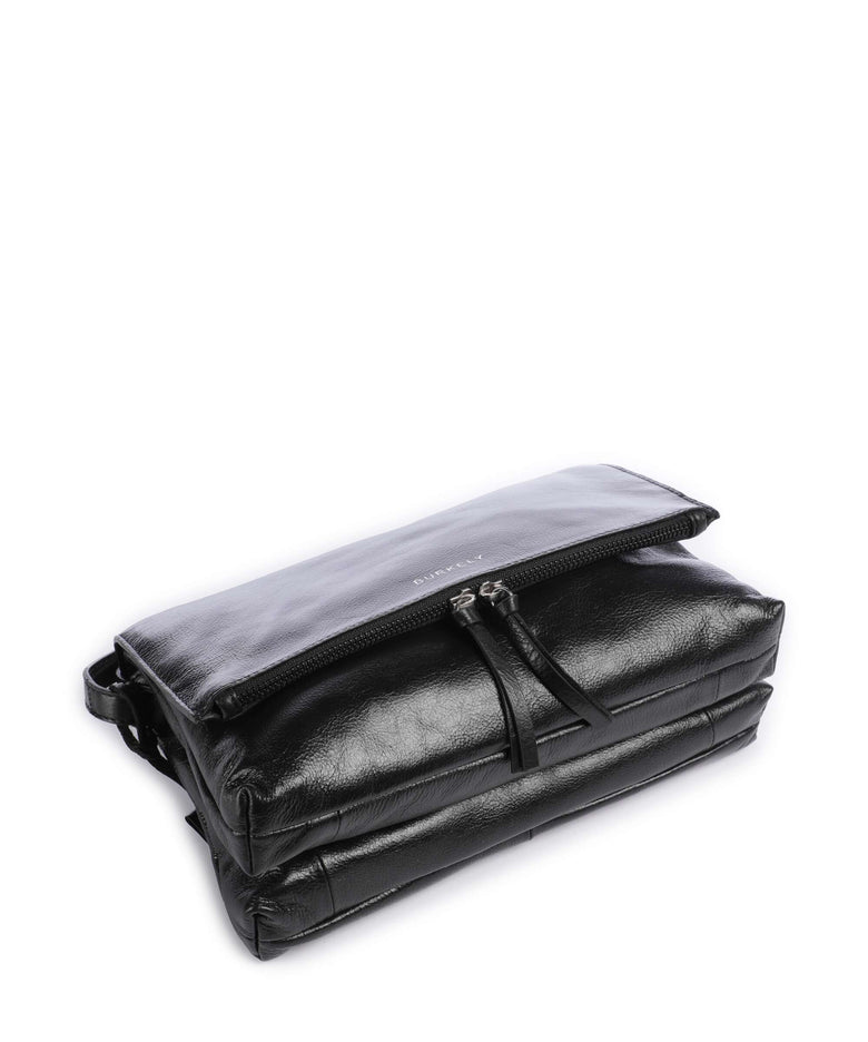 Burkely Creased Crystal Crossbody bag black