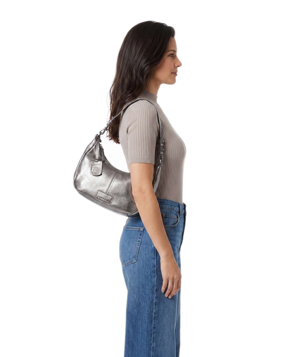 Burkely Soft Skylar Hobo bag gun metal