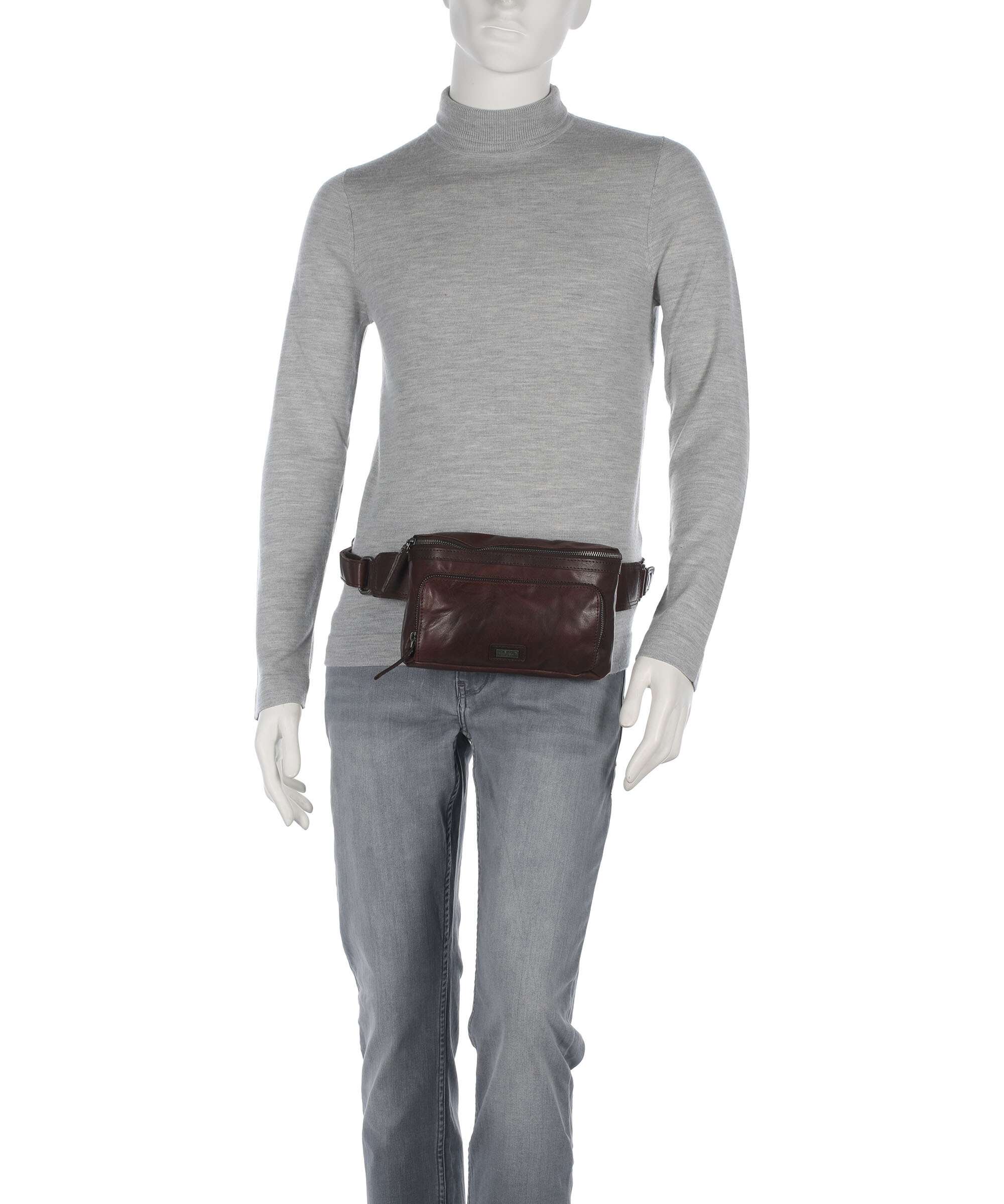 Spikes & Sparrow Bronco Belt bag dark brown