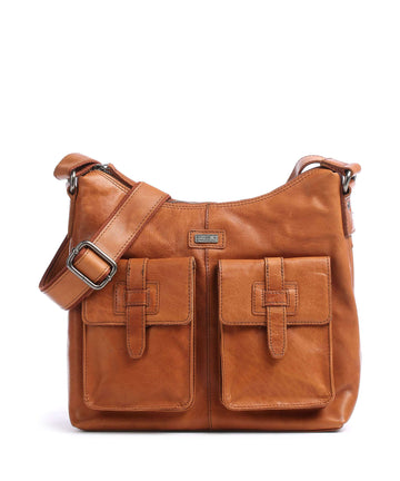 Spikes & Sparrow Bronco Hobo väska brandy