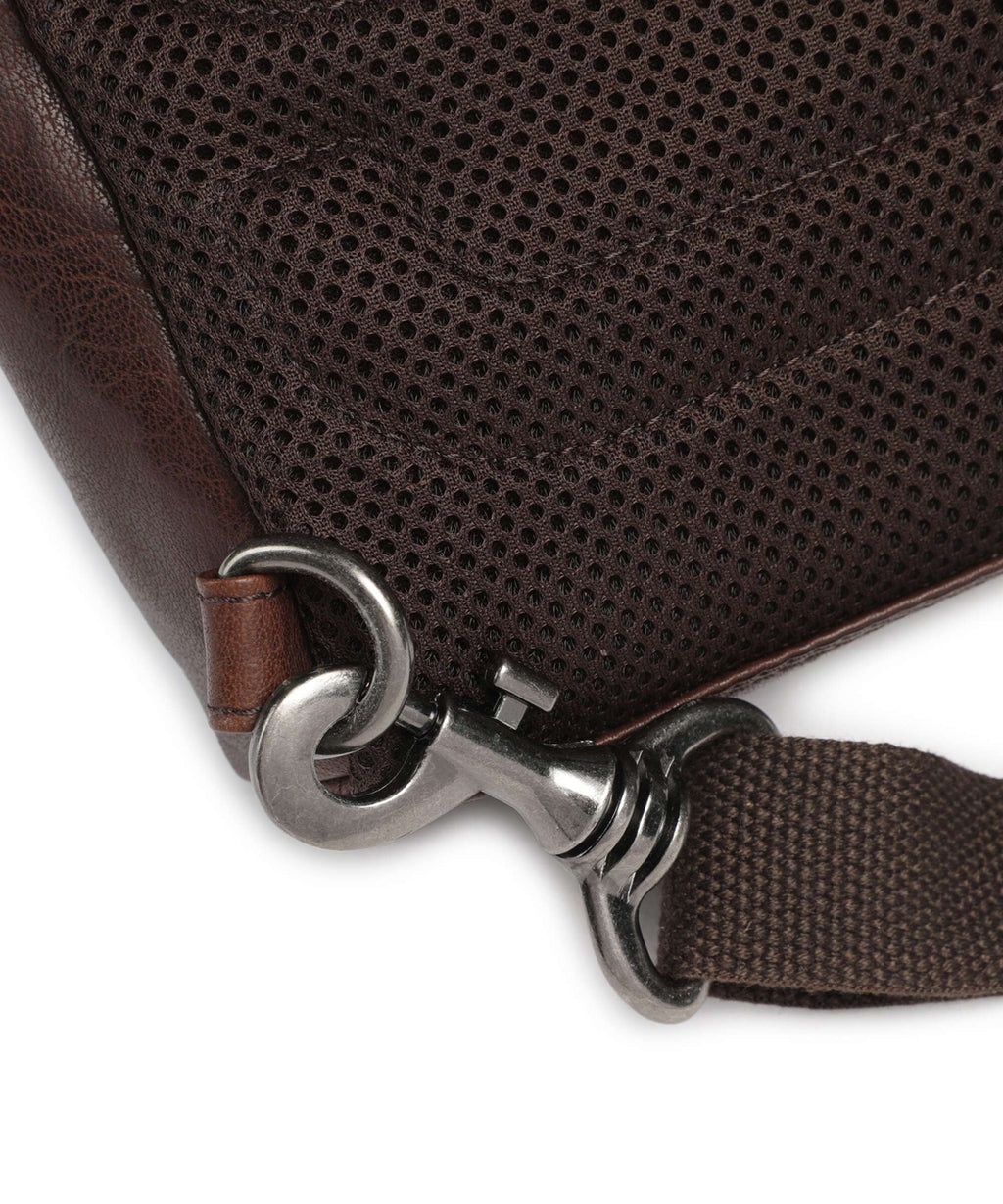 Spikes & Sparrow Bronco Washington Sling bag dark brown