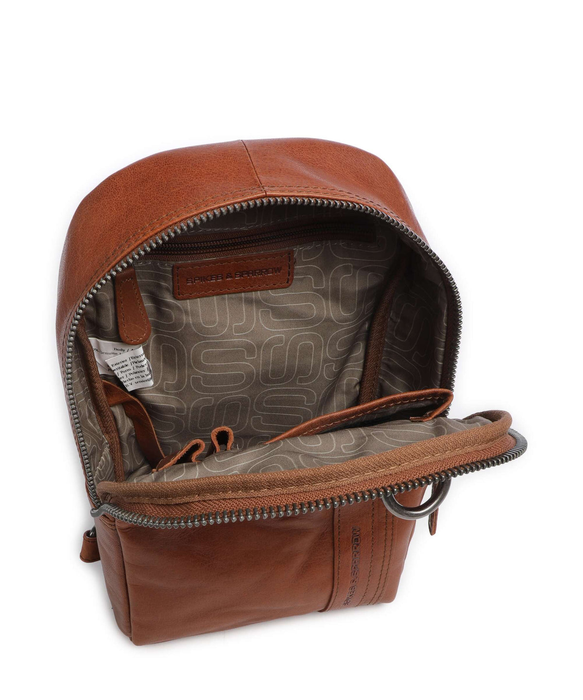 Spikes & Sparrow Bronco Washington Sling bag brandy