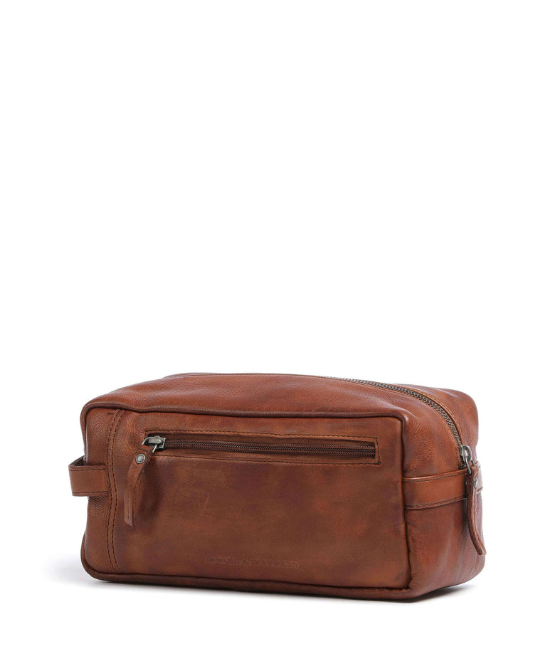 Spikes & Sparrow Apache Toiletry bag brandy