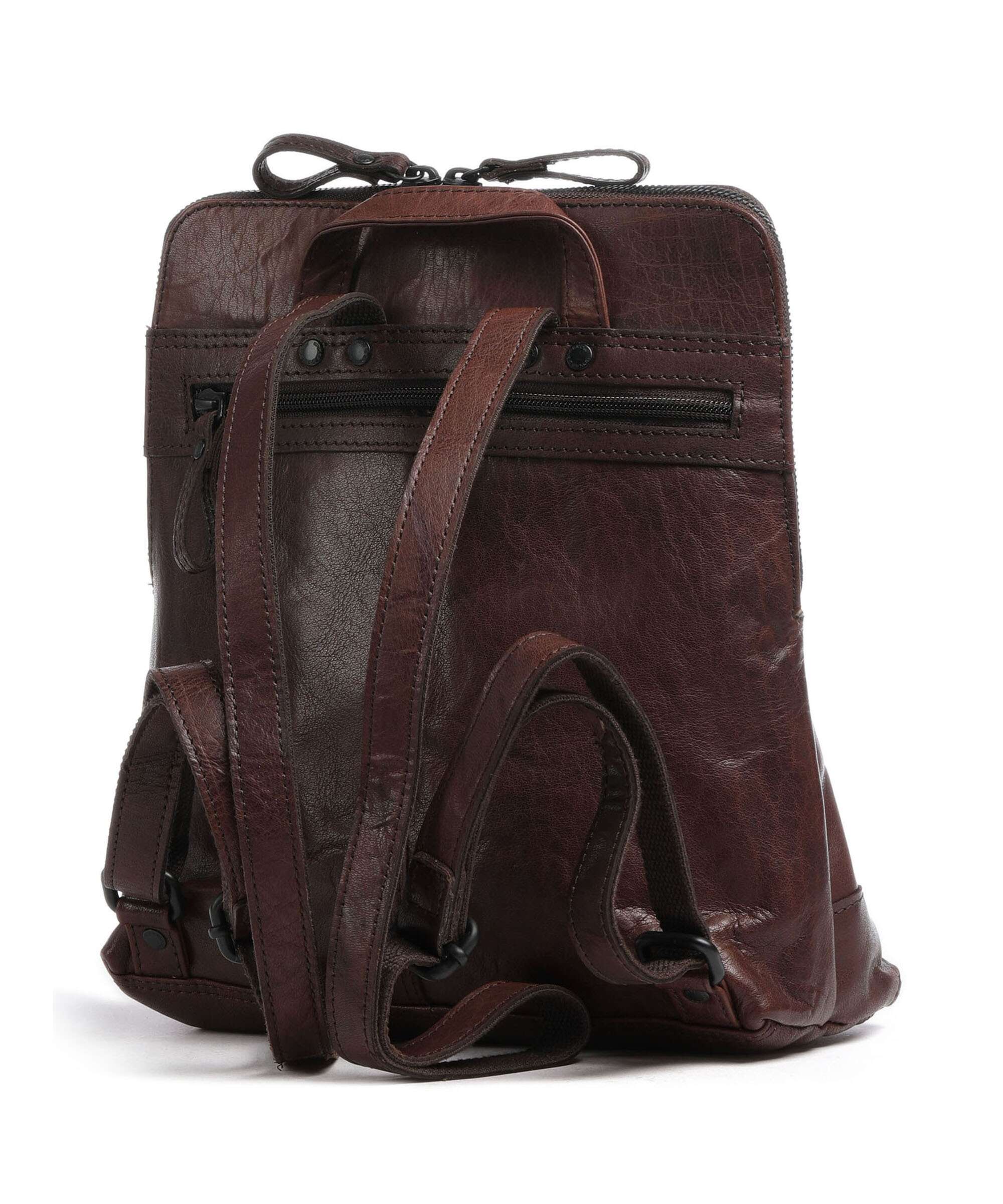 Spikes & Sparrow Bronco Backpack dunkelbraun
