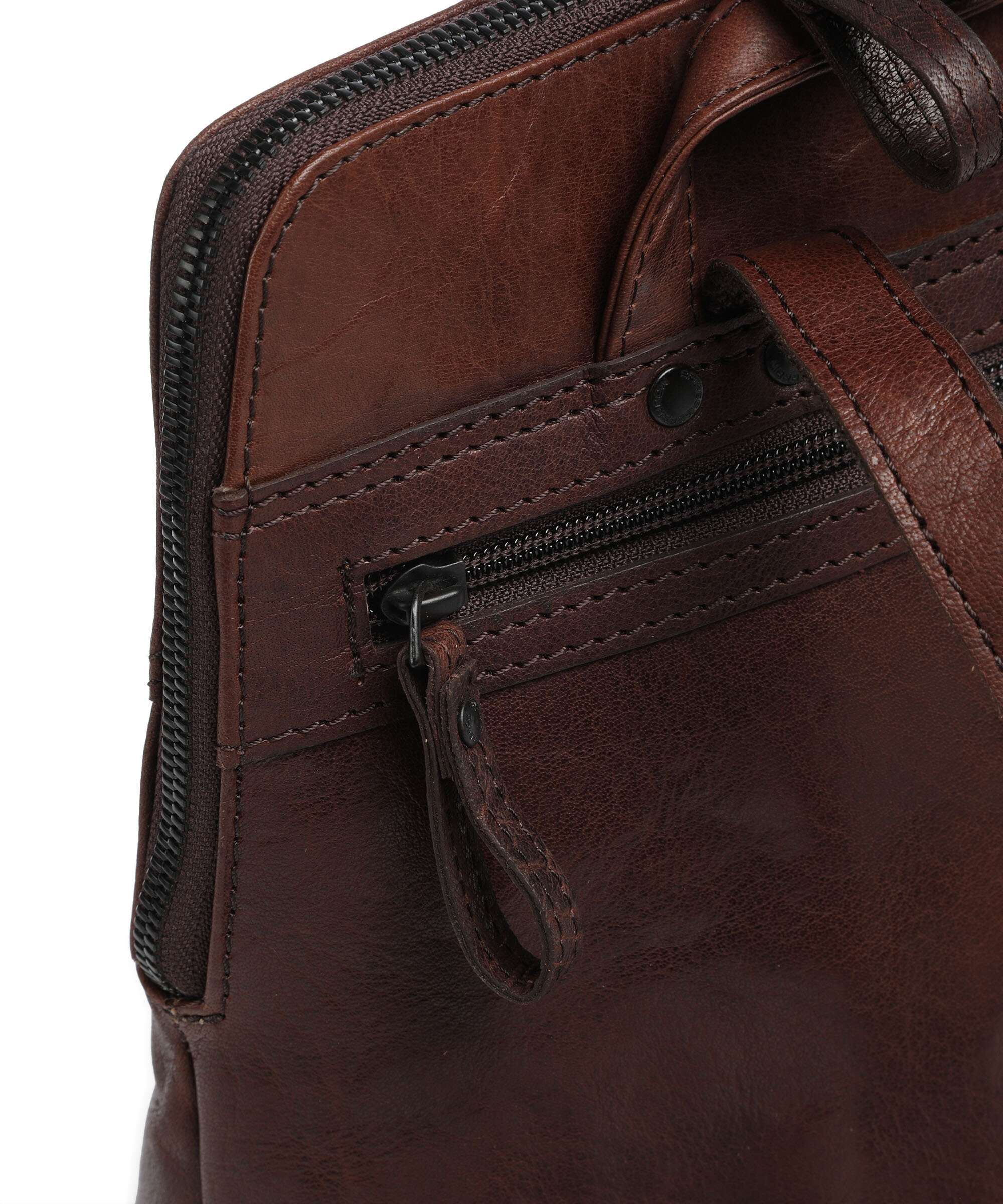 Spikes & Sparrow Bronco Backpack dunkelbraun