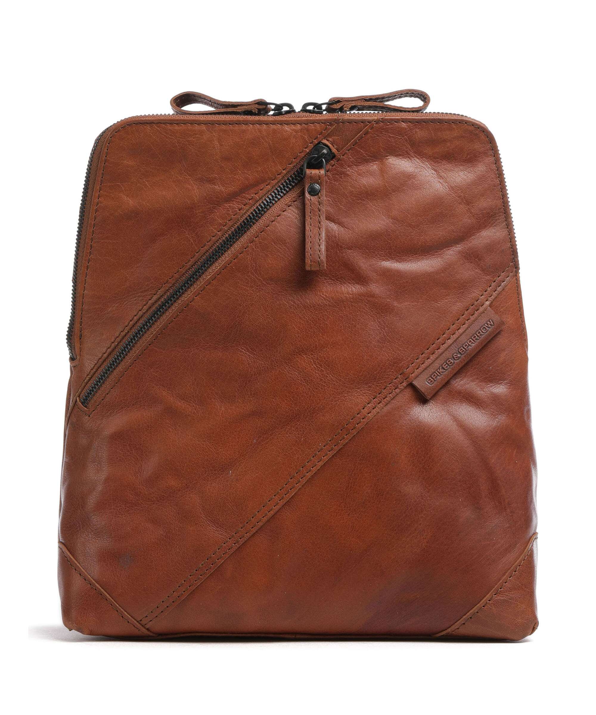 Spikes & Sparrow Bronco Backpack cognac