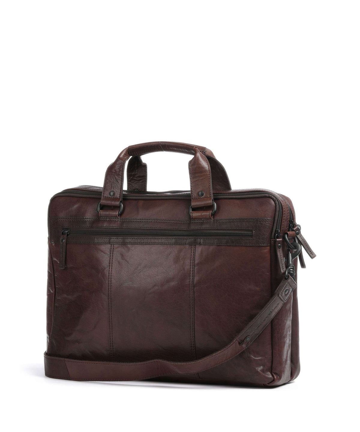 Spikes & Sparrow Bronco Briefcase dunkelbraun
