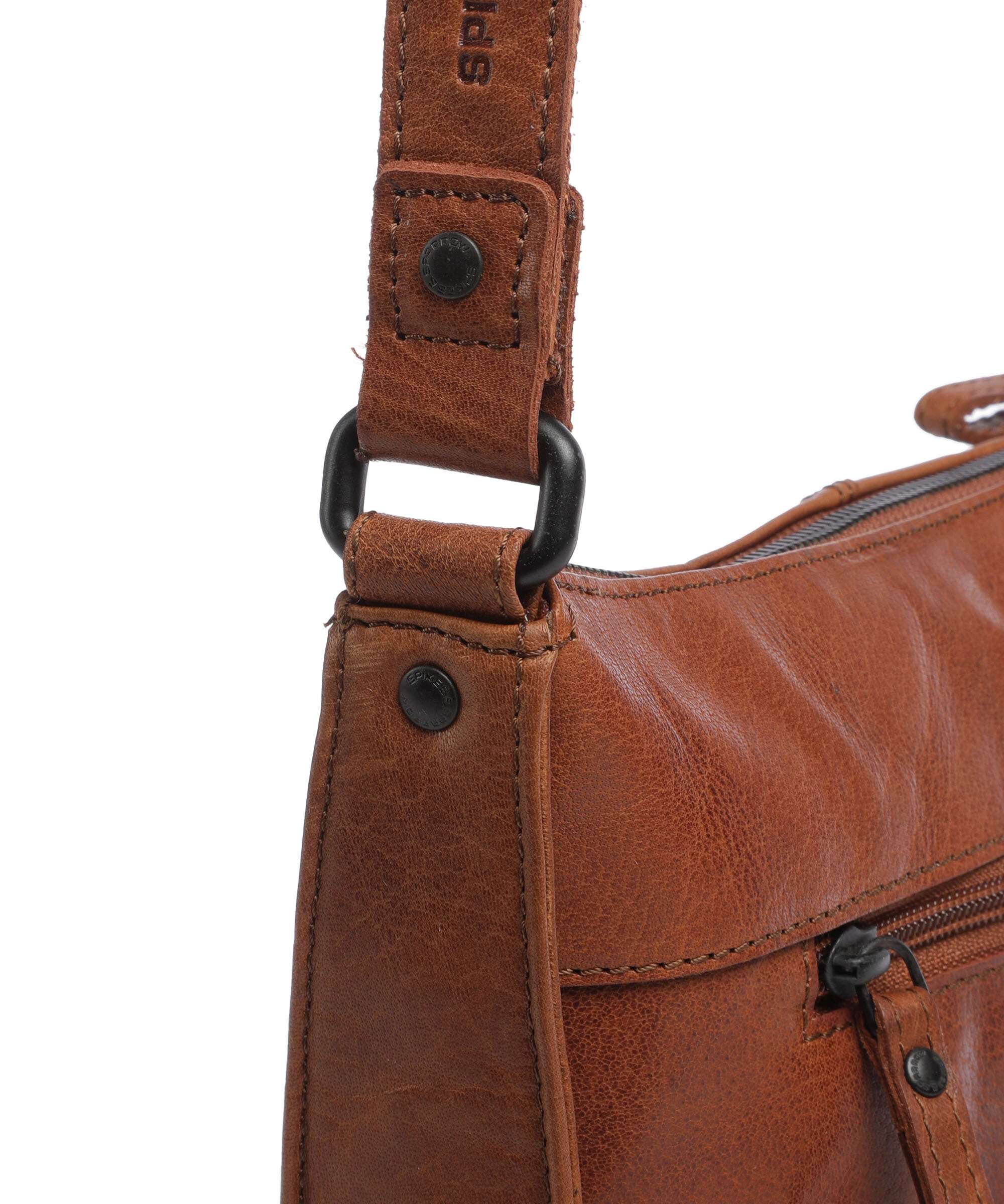 Spikes & Sparrow Bronco Titia Crossbody bag brandy