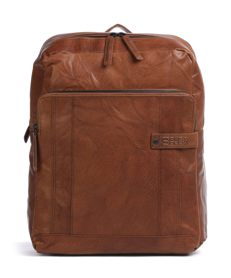 Spikes & Sparrow Bronco Mitch Backpack brandy