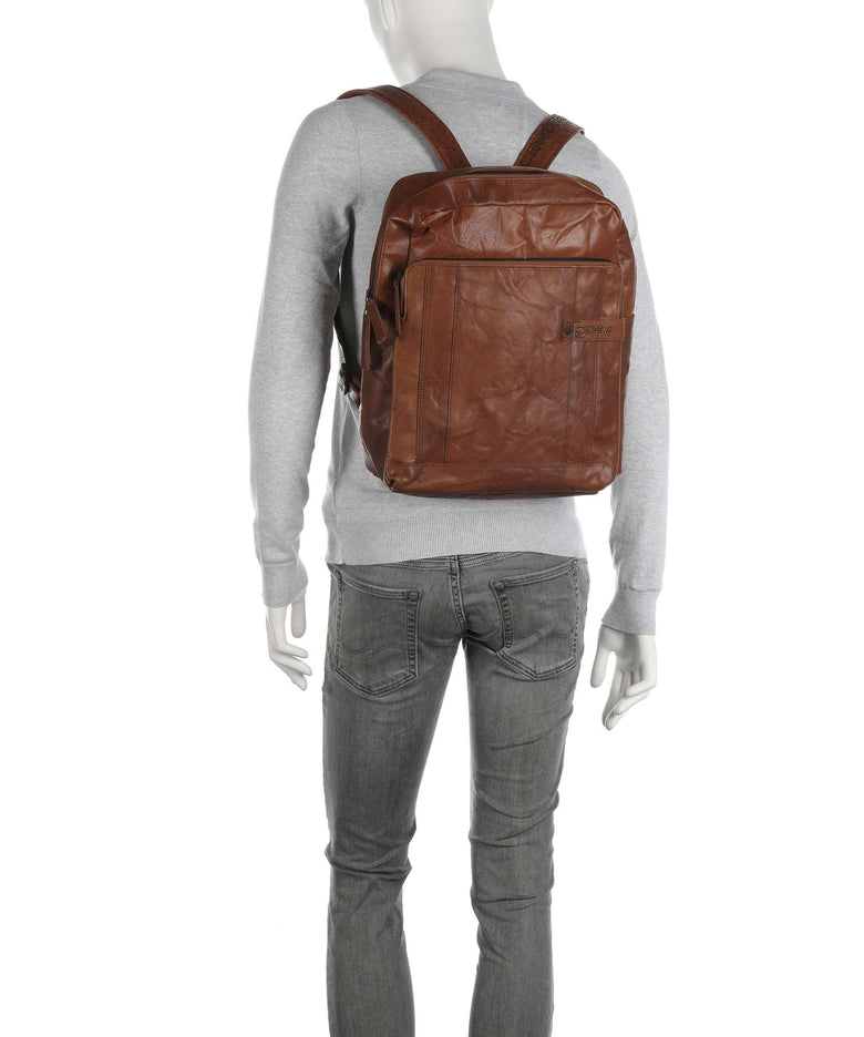 Spikes & Sparrow Bronco Mitch Backpack brandy