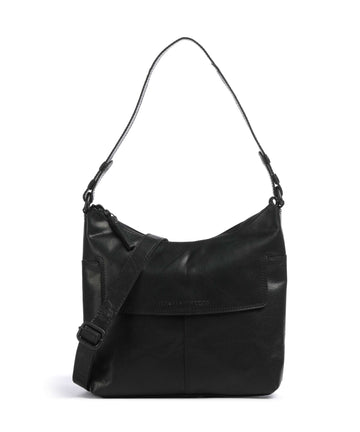 Spikes & Sparrow Bronco Sherrill Hobo väska schwarz