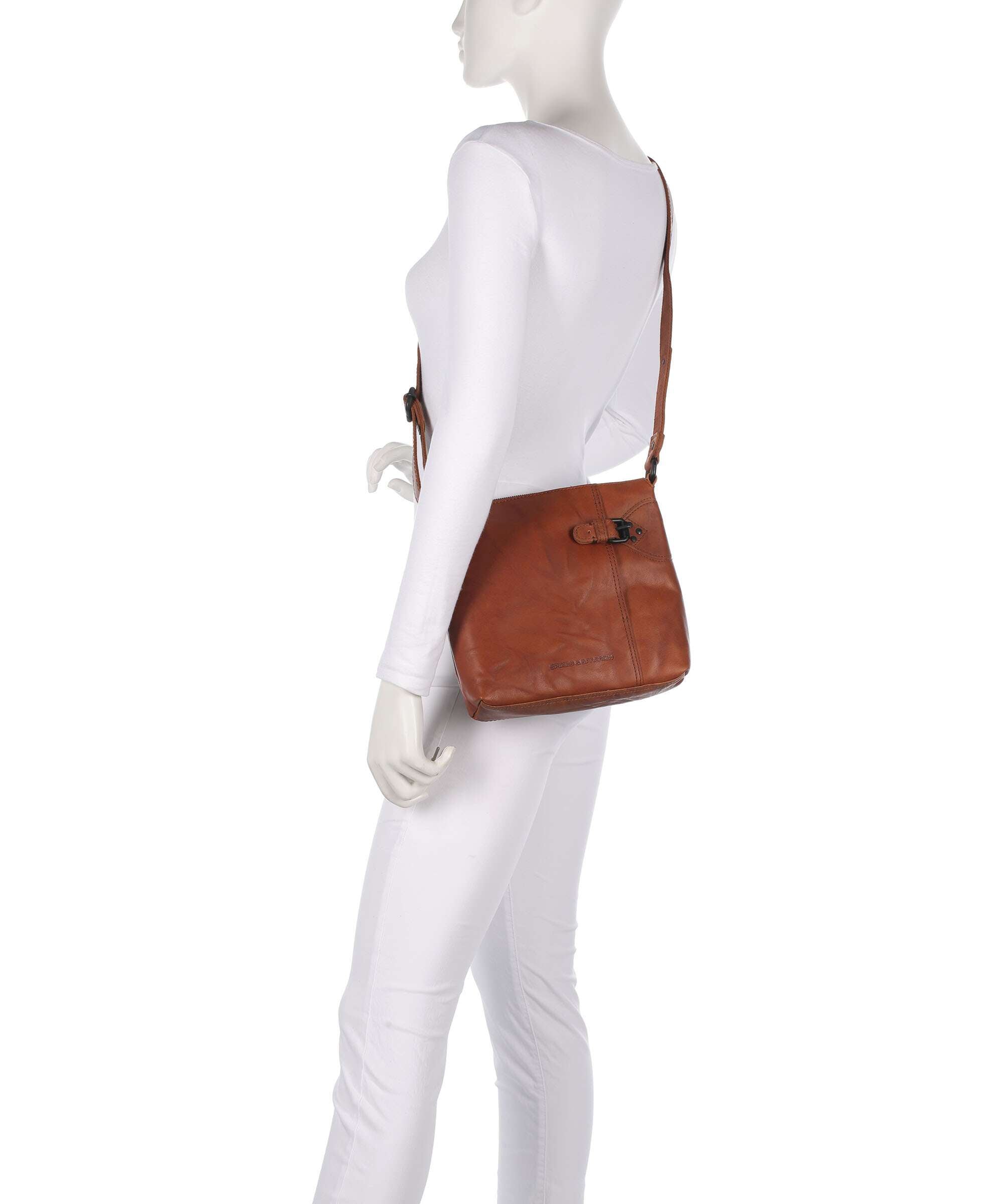 Spikes & Sparrow Bronco Serina Crossbody bag brandy