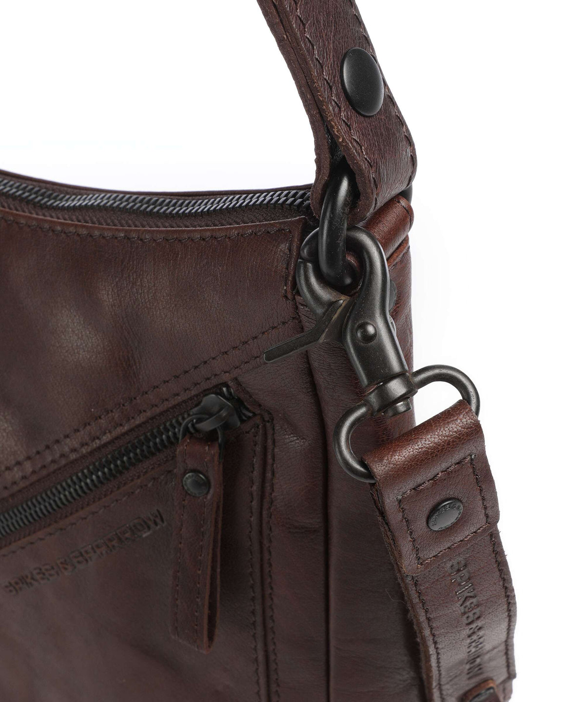 Spikes & Sparrow Bronco Lillia Hobo bag dark brown