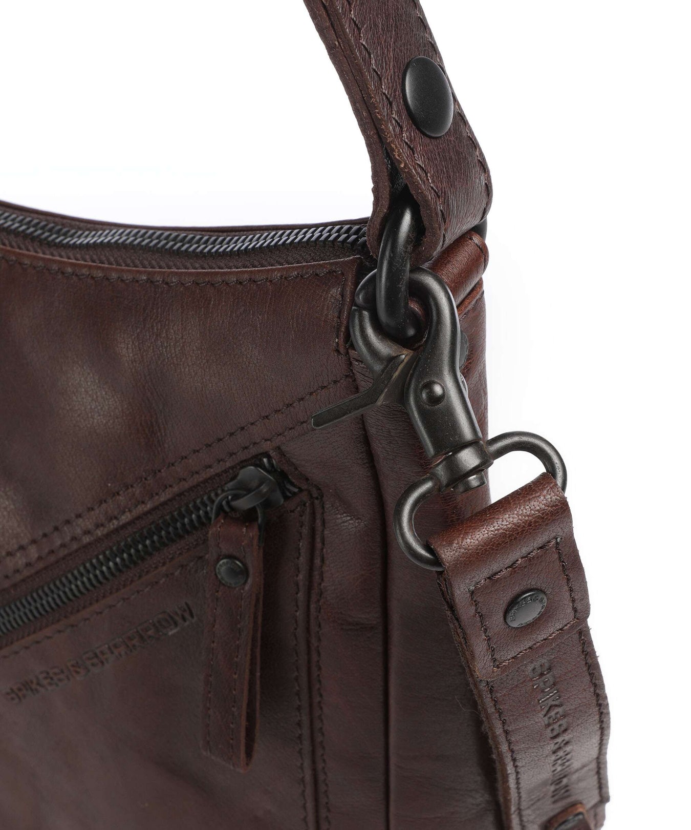 Spikes & Sparrow Bronco Lillia Hobo bag dark brown