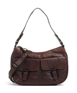 Spikes & Sparrow Bronco Ceileigh Axelremsväska dark brown