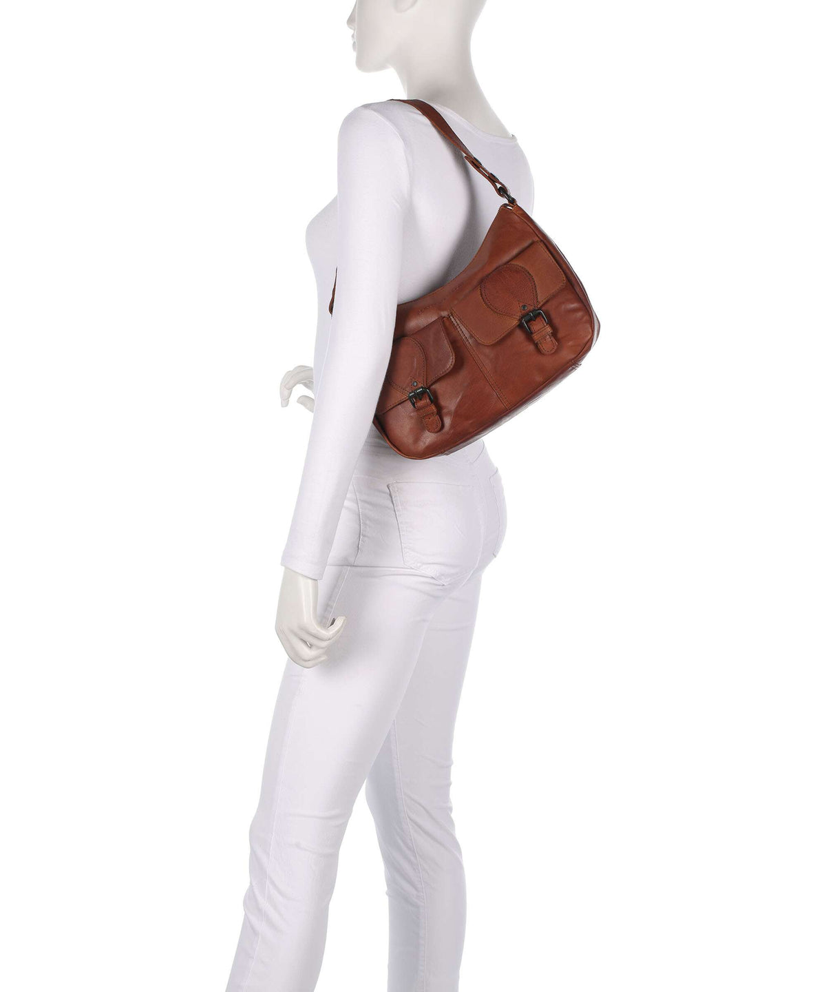 Spikes & Sparrow Bronco Ceileigh Shoulder bag brandy