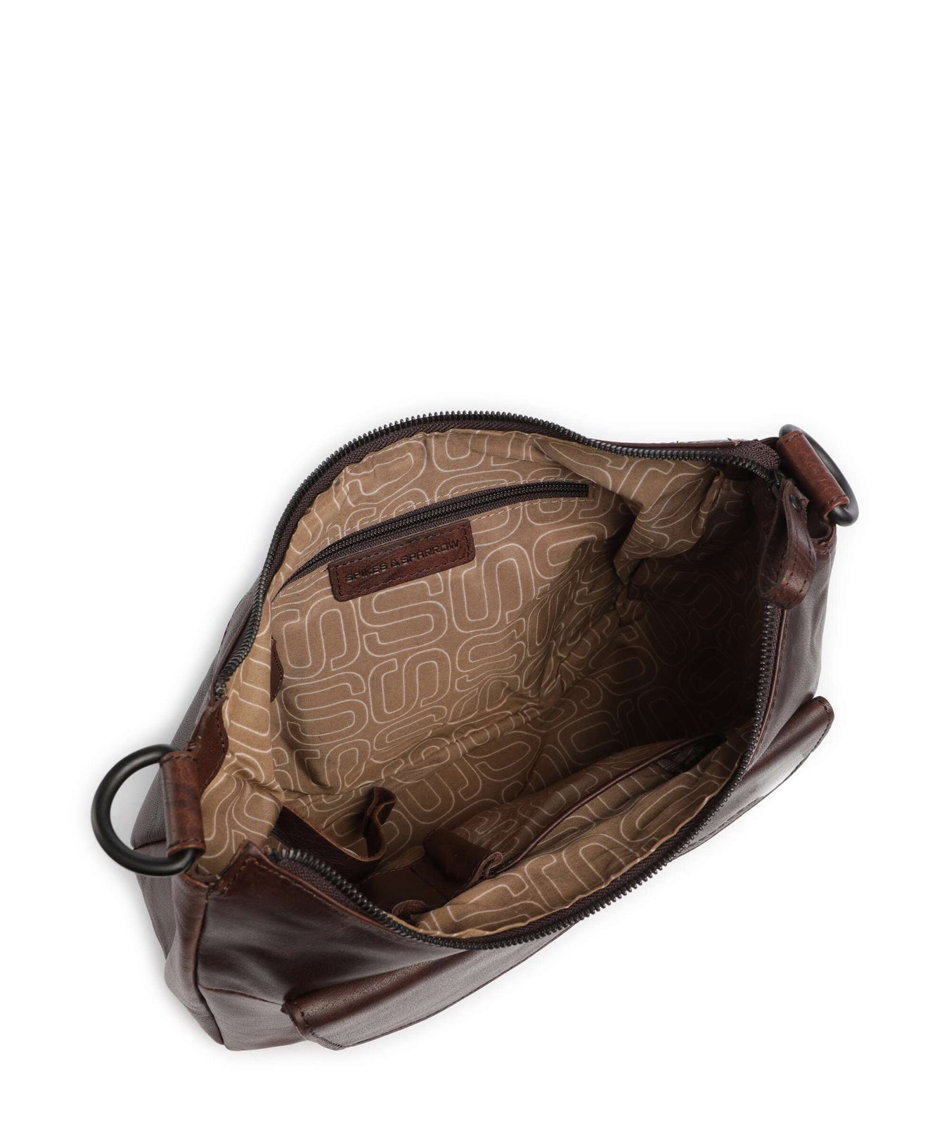 Spikes & Sparrow Bronco Ida Hobo bag dark brown