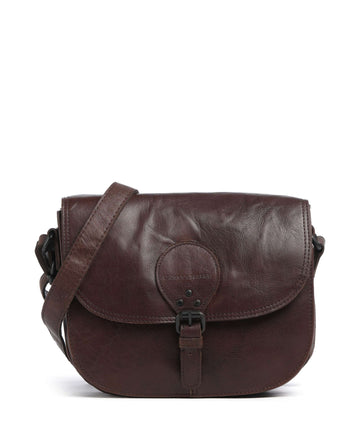 Spikes & Sparrow Bronco Lisbet Crossover väska dark brown