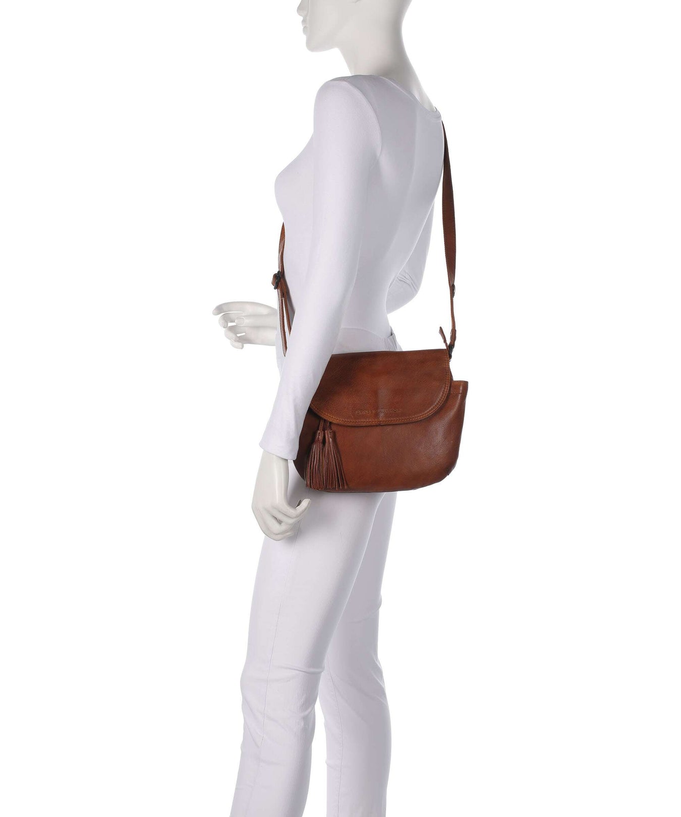 Spikes & Sparrow Apache Féline Crossbody bag brandy