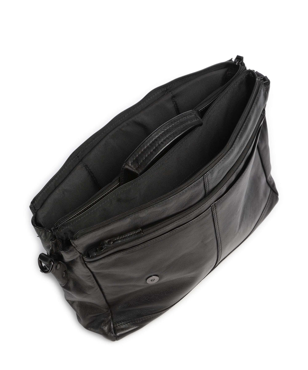 Spikes & Sparrow Apache Benzo Briefcase black