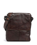 Spikes & Sparrow Apache Stan Crossover väska dark brown