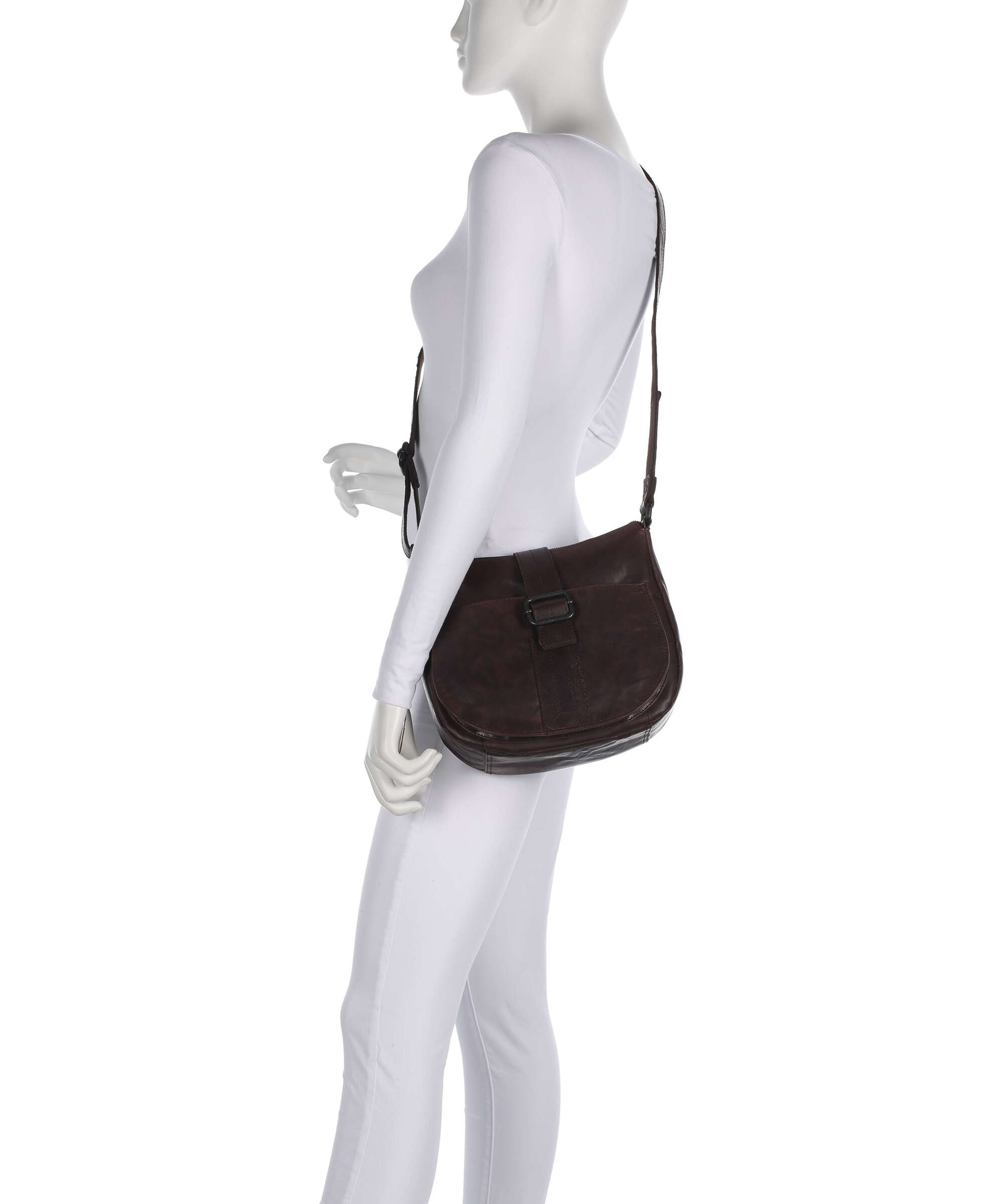 Spikes & Sparrow Bronco Donnella Crossbody bag dark brown