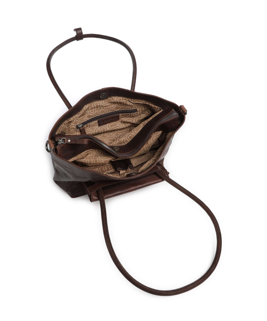 Spikes & Sparrow Bronco Yara Tote bag dark brown
