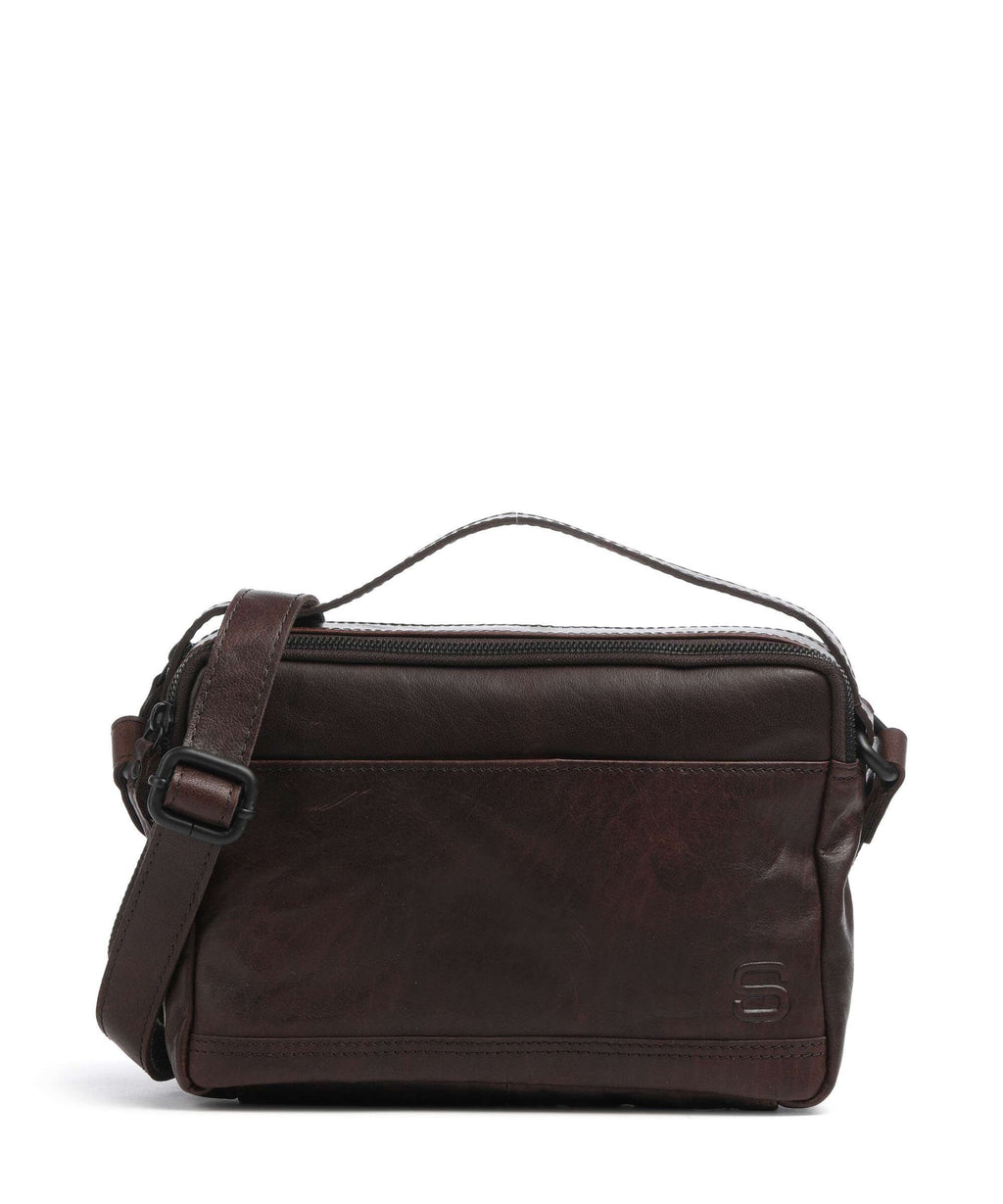 Spikes & Sparrow Bronco Randell Crossbody bag dark brown