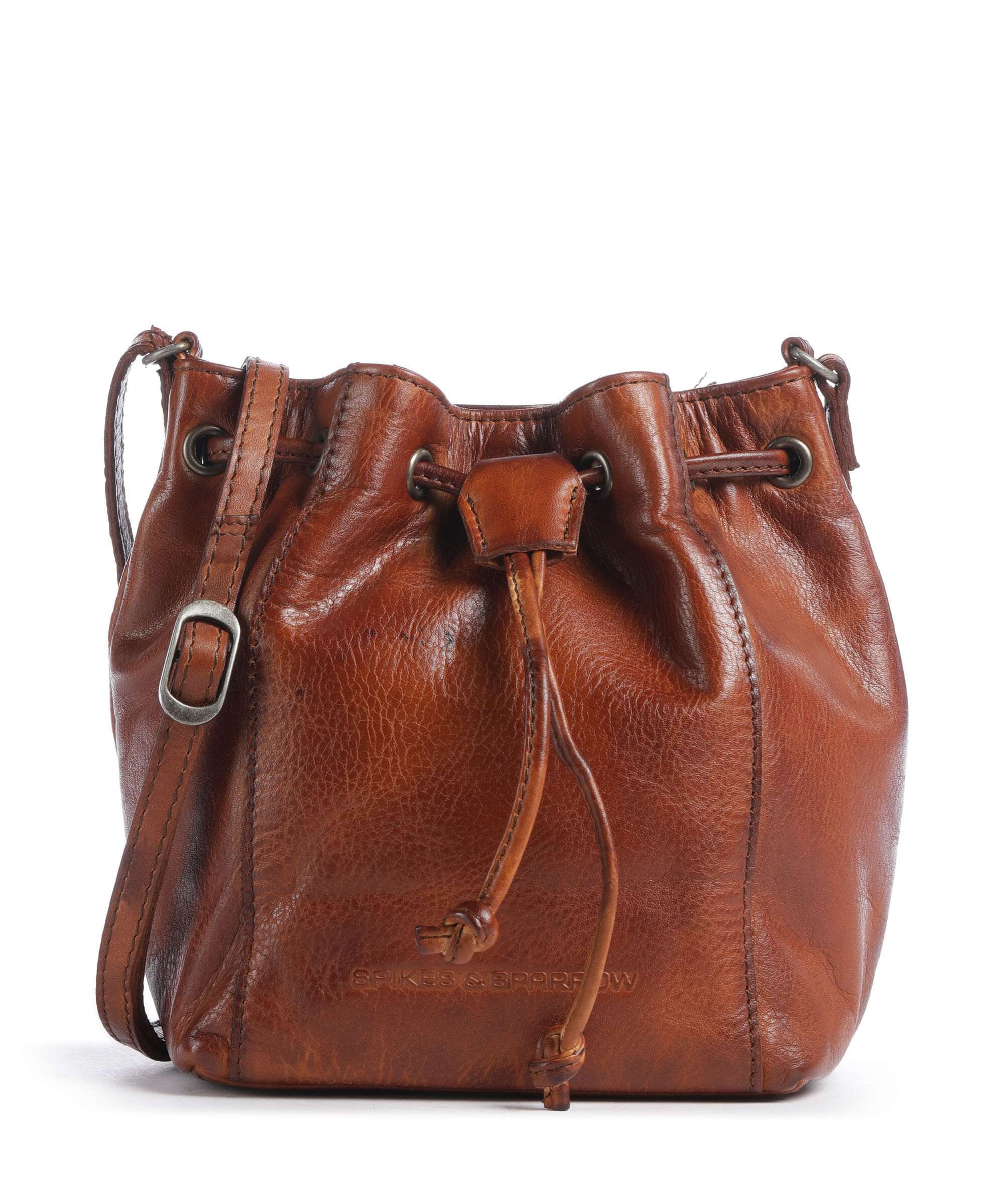 Spikes & Sparrow Apache Nancy Bucket bag brandy