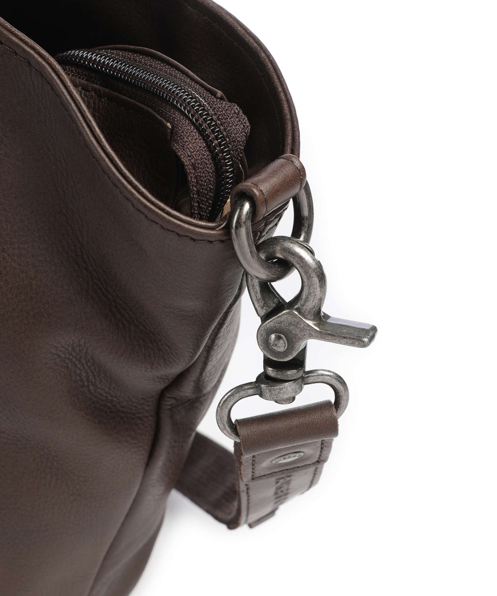 Spikes & Sparrow Woven Patty Tote bag dark brown