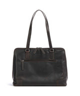 The Chesterfield Brand Cow Wax Pull Up Lugano Shoppingväska brown