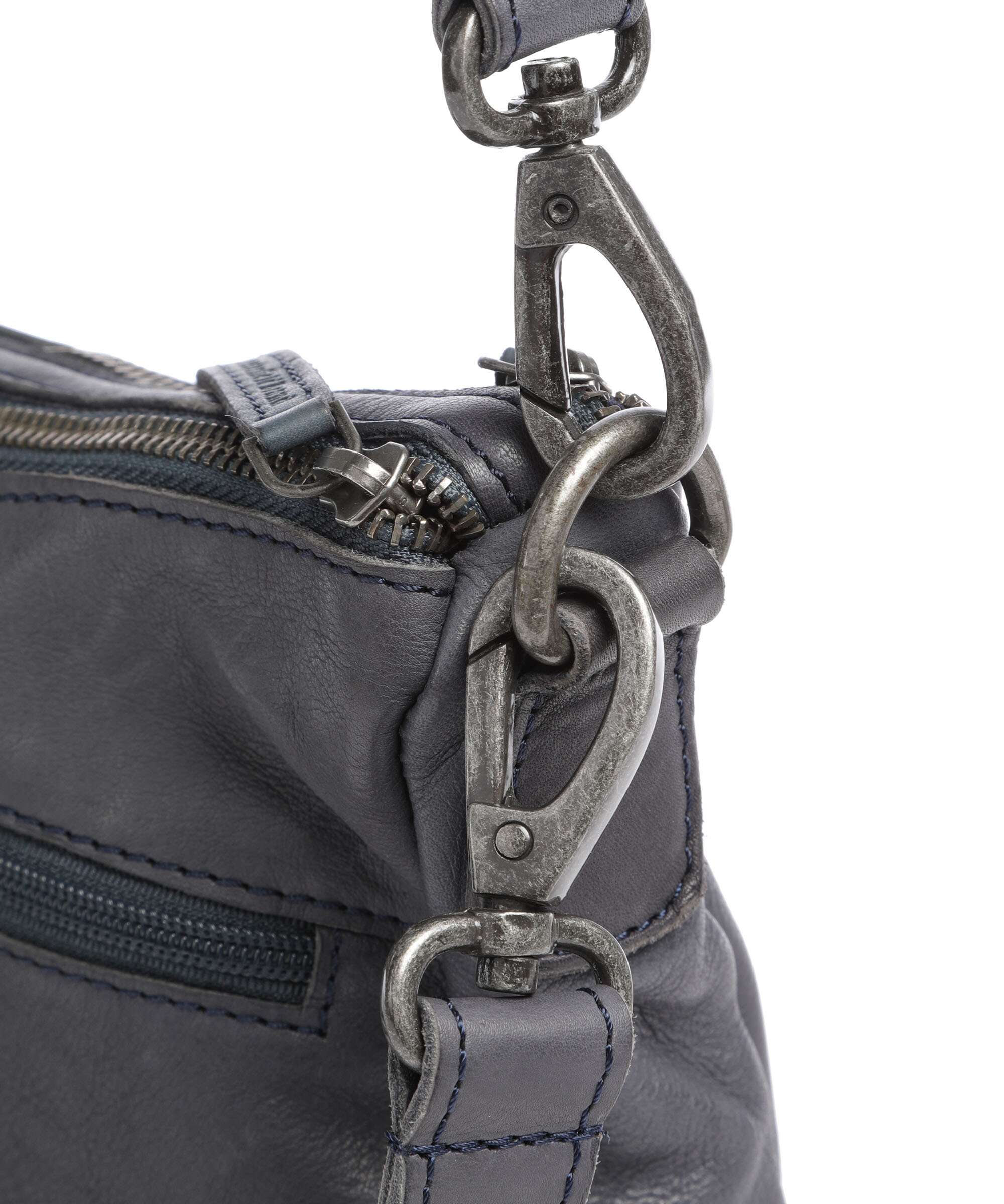 The Chesterfield Brand Washed Waxed Cow Caroline Crossbody bag blue