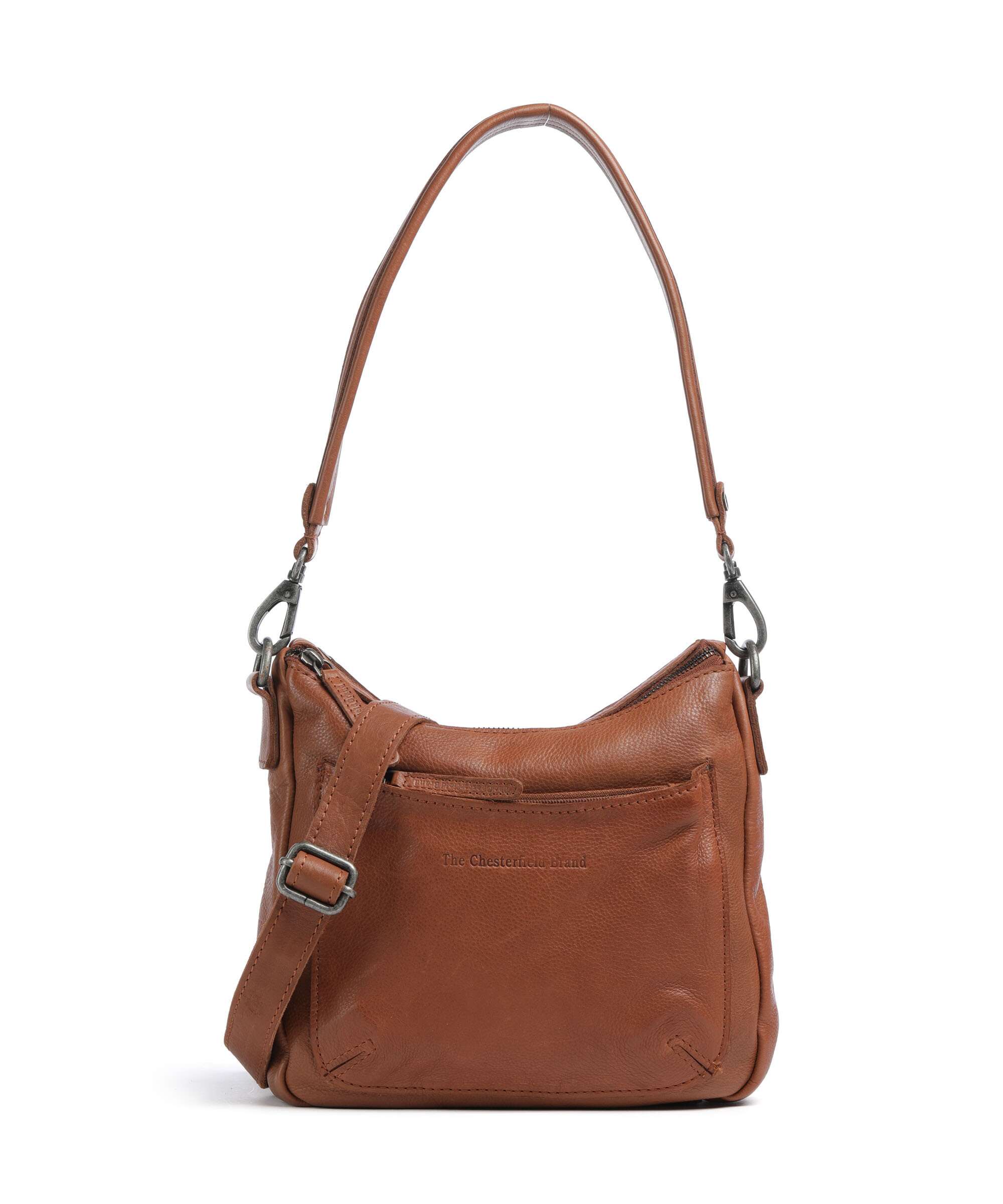 The Chesterfield Brand Washed Waxed Cow Caroline Crossbody bag cognac