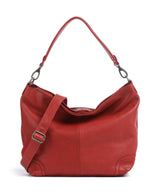 The Chesterfield Brand Washed Waxed Cow Bolivia Hobo väska red