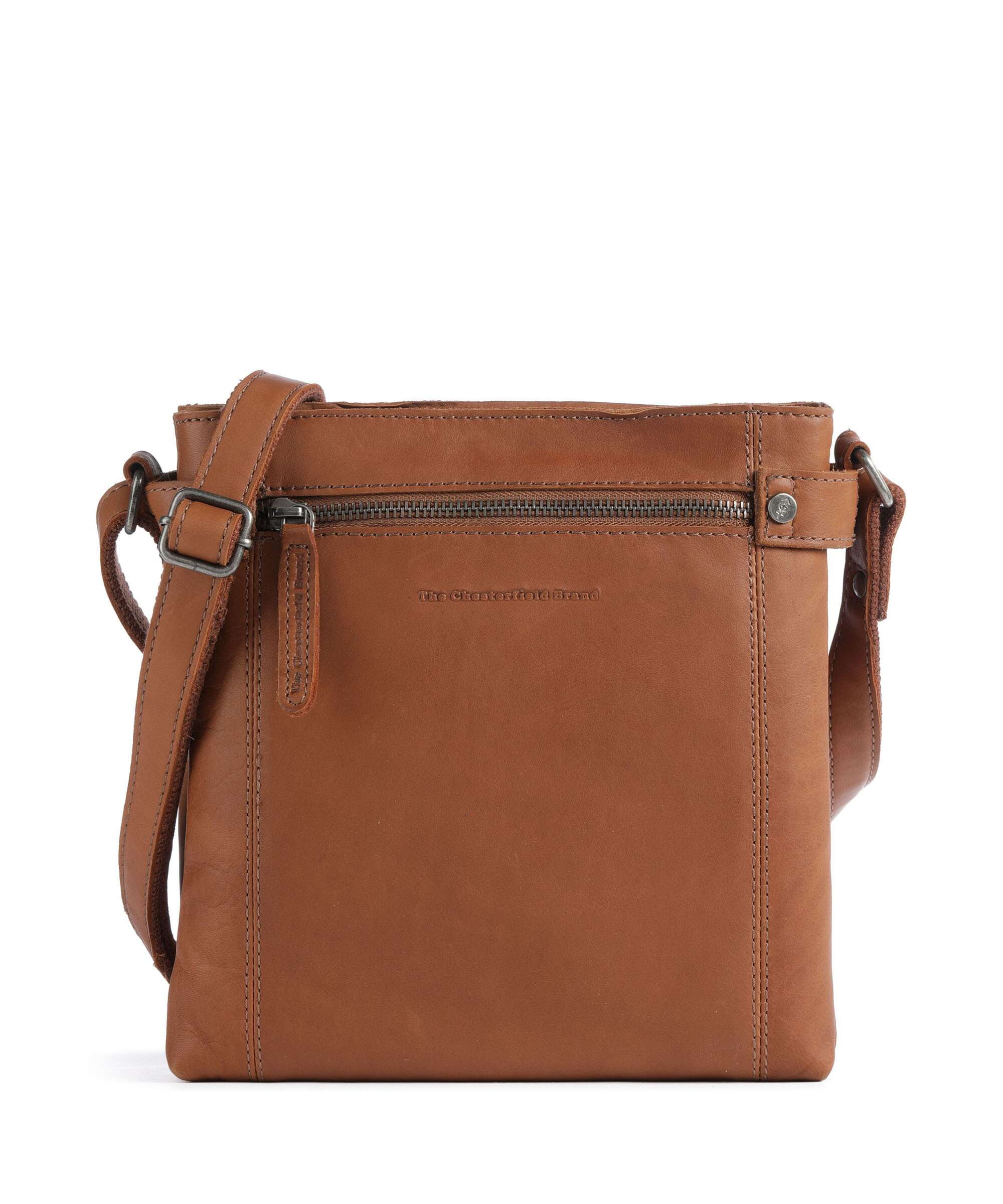 The Chesterfield Brand Cow Wax Pull Up Brandis Crossbody bag cognac