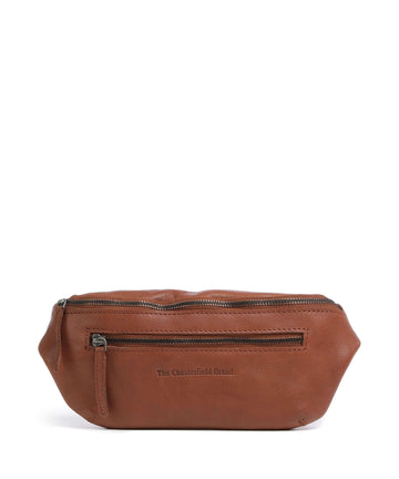 The Chesterfield Brand Washed Waxed Cow Severo Midjeväska cognac