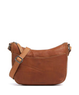 The Chesterfield Brand Cow Wax Pull Up Henderson Crossover väska cognac