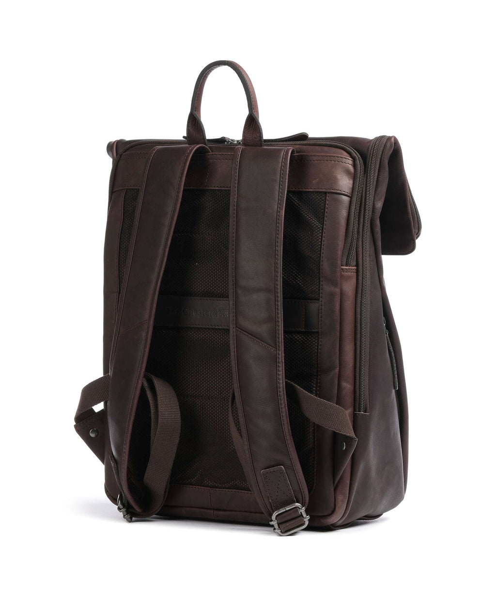 The Chesterfield Brand Wax Pull Up Cow Savona Backpack brown