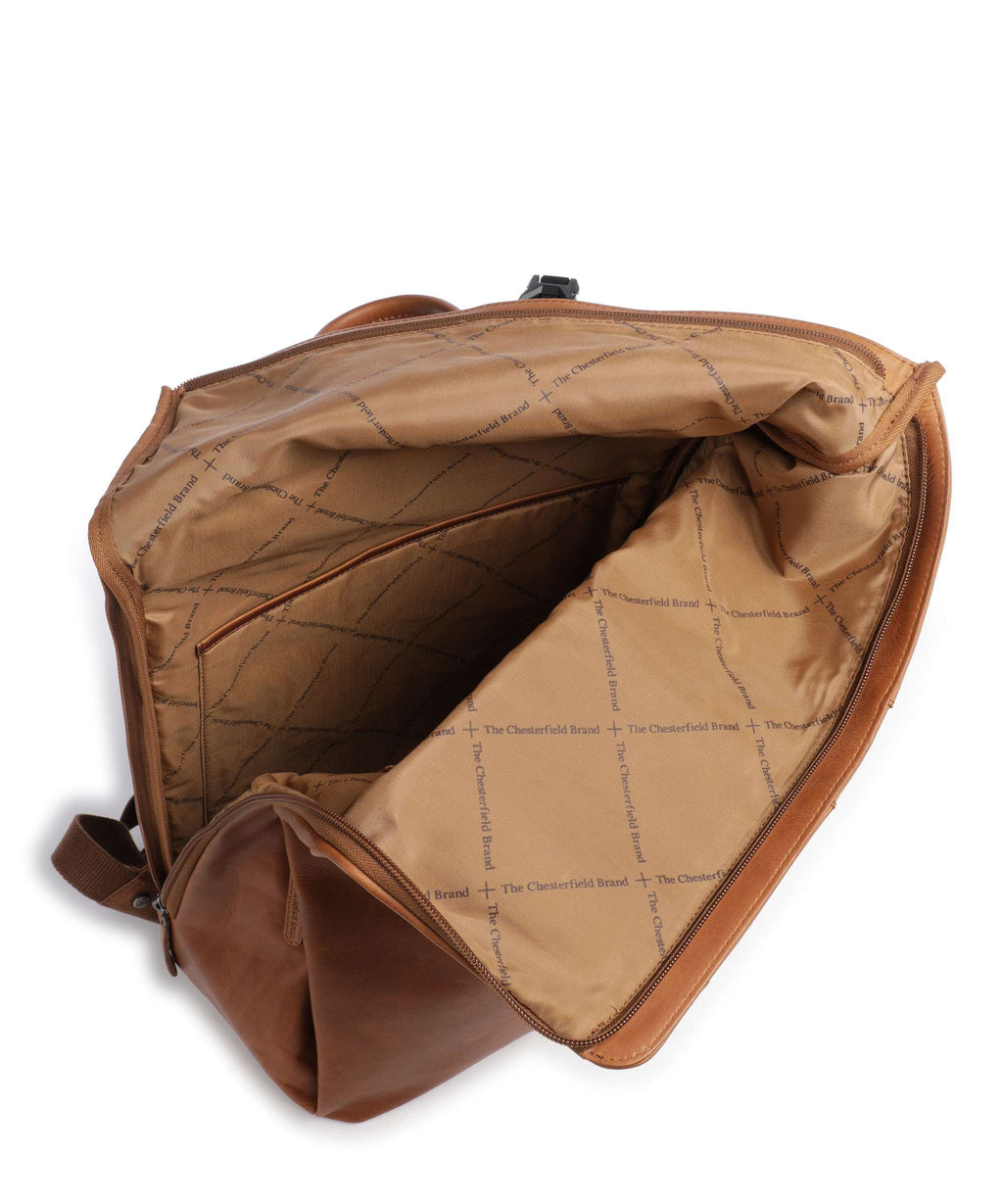 The Chesterfield Brand Wax Pull Up Cow Savona Backpack cognac