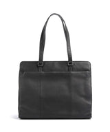 The Chesterfield Brand Cow Wax Pull Up Fidenza Shoppingväska black