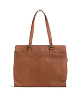 The Chesterfield Brand Cow Wax Pull Up Fidenza Shoppingväska cognac