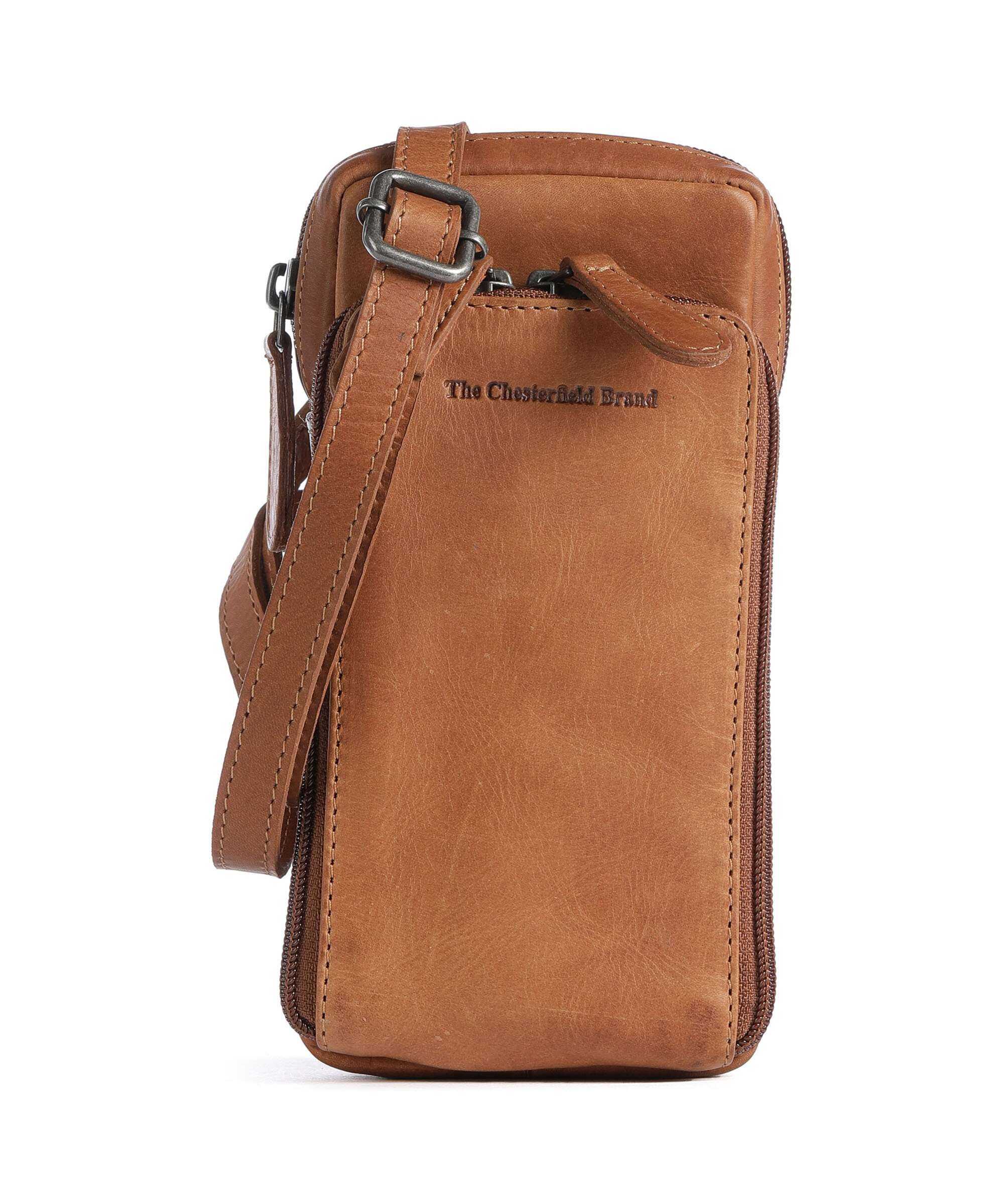 The Chesterfield Brand Valdes Phone bag cognac