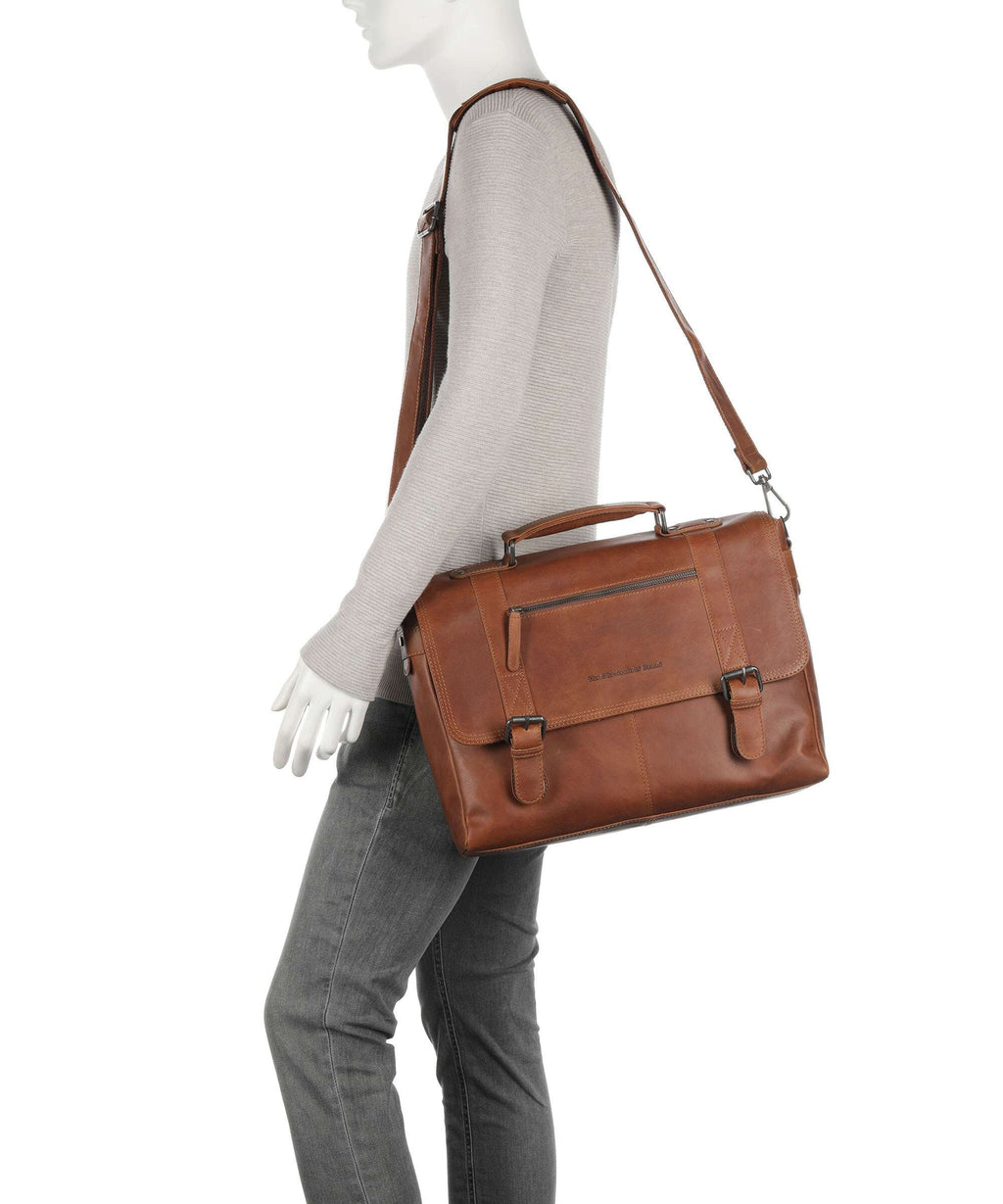 The Chesterfield Brand Imperia Briefcase cognac