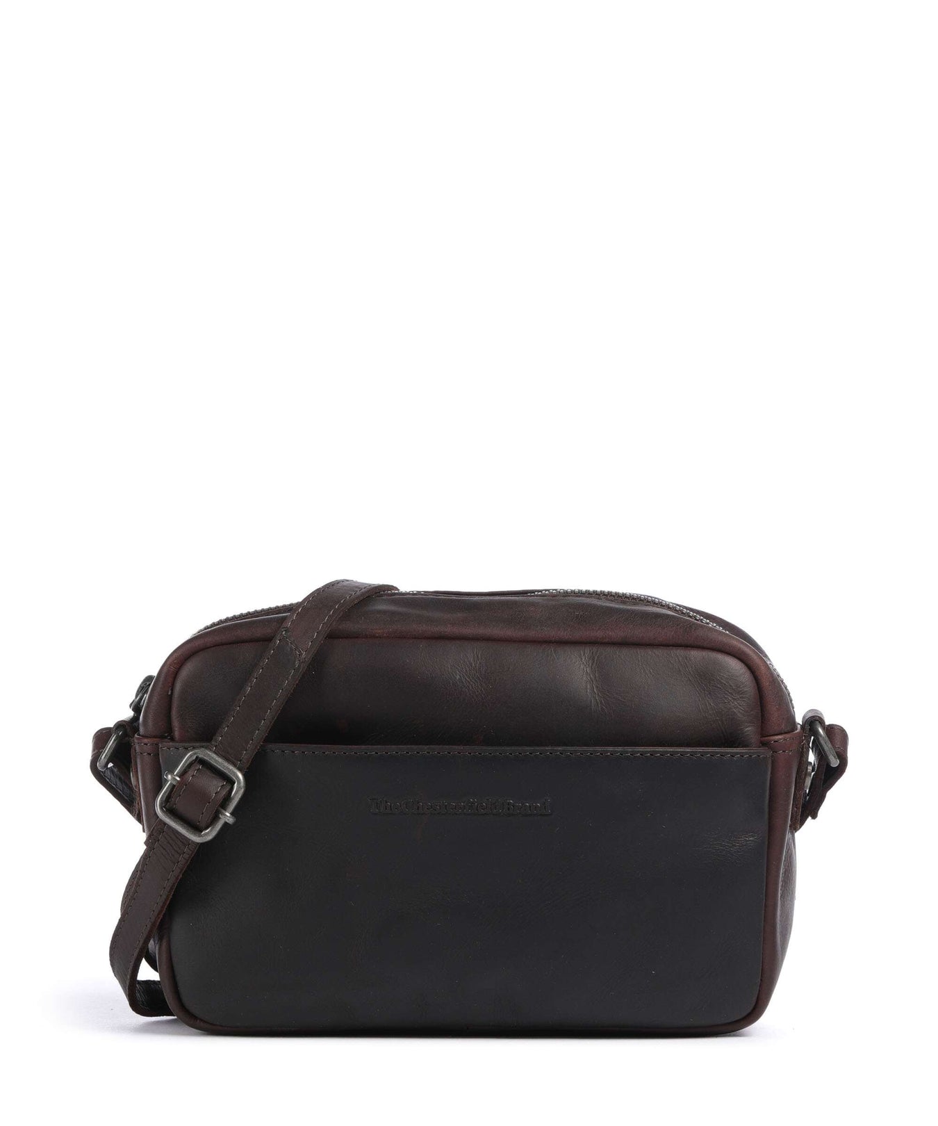The Chesterfield Brand Cow Wax Pull Up Arona Crossbody bag brown