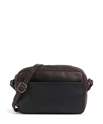 The Chesterfield Brand Cow Wax Pull Up Arona Crossover väska brown