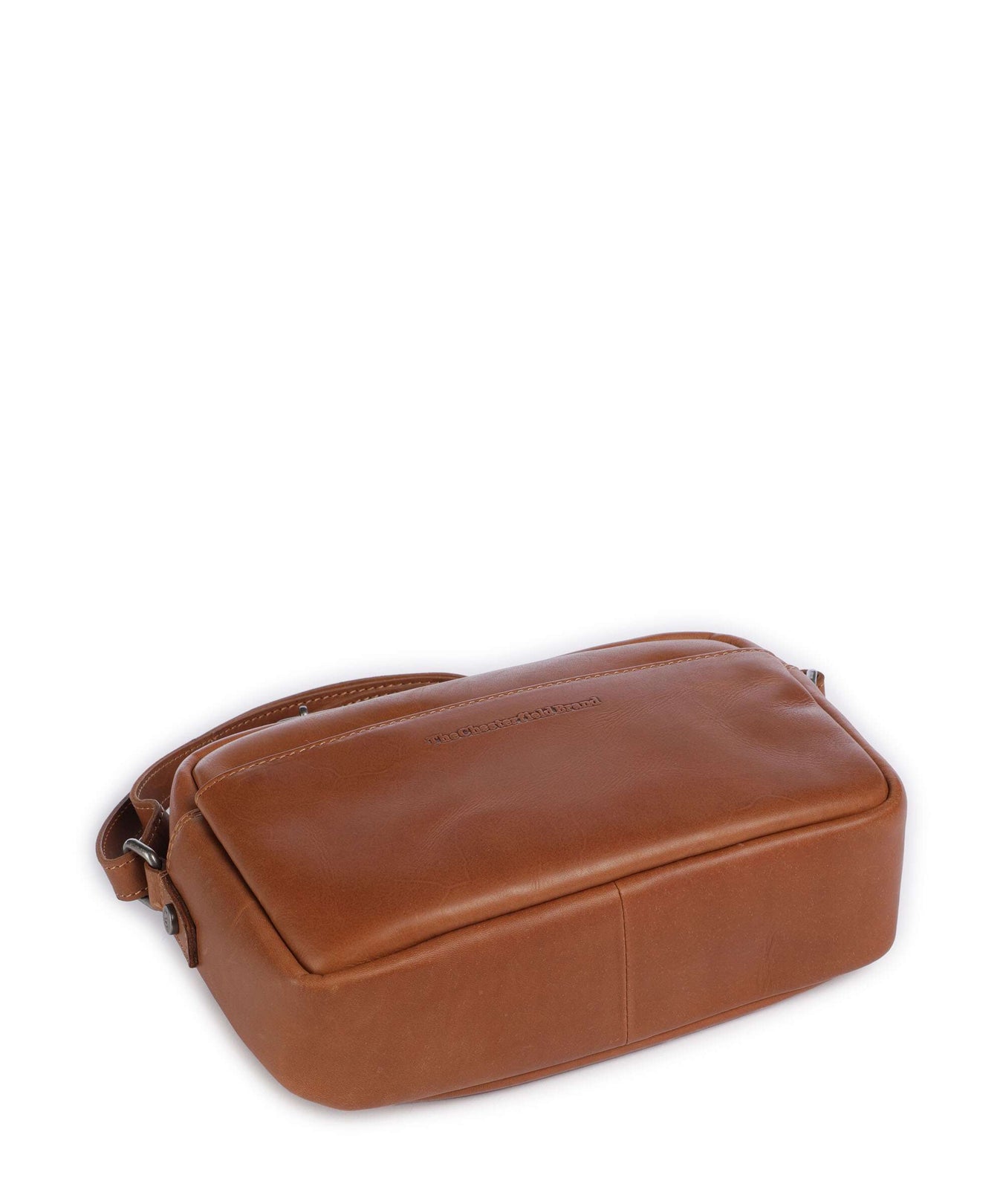 The Chesterfield Brand Cow Wax Pull Up Arona Crossbody bag cognac