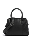 The Chesterfield Brand Cow Wax Pull Up Ezra Handbag black