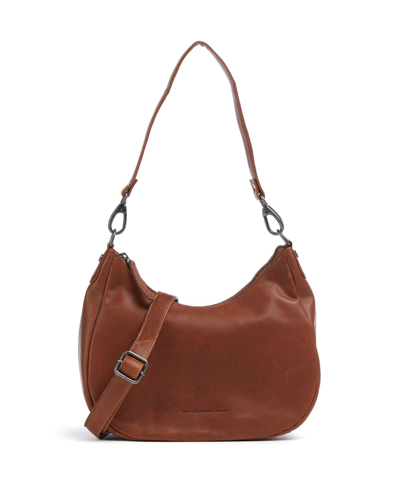 The Chesterfield Brand Cow Wax Pull Up Alexandria Shoulder bag cognac