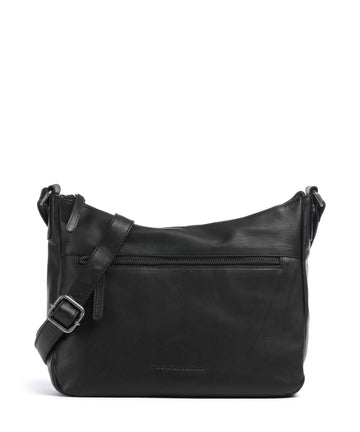 The Chesterfield Brand Cow Wax Pull Up Loraine Crossover väska black